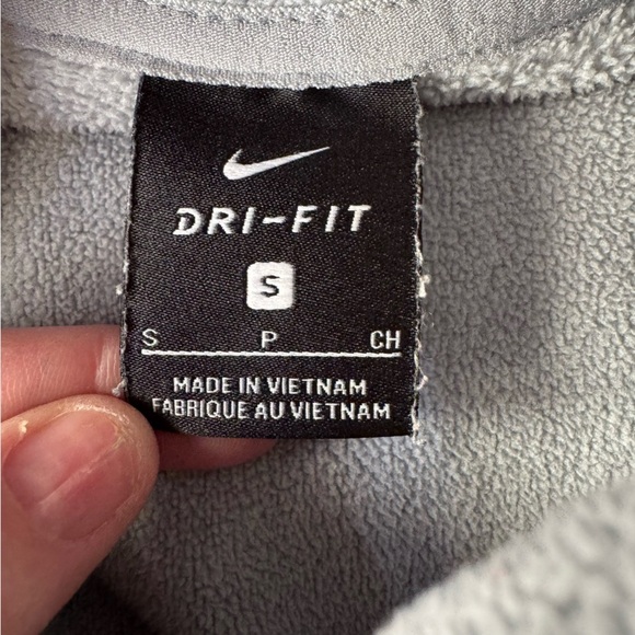 Nike Therma Dri-Fit Tunic Long Sleeve Funnel Neck Fleece Sweatshirt Top size S - Picture 10 of 13